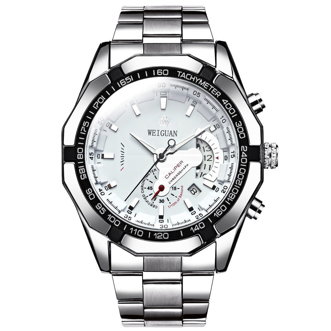 Casual Sport Watches Chronograph Wristwatch Automatic business Movement  Imported Mechanical Waterproof Luminous product freeshipping - ZeeK01