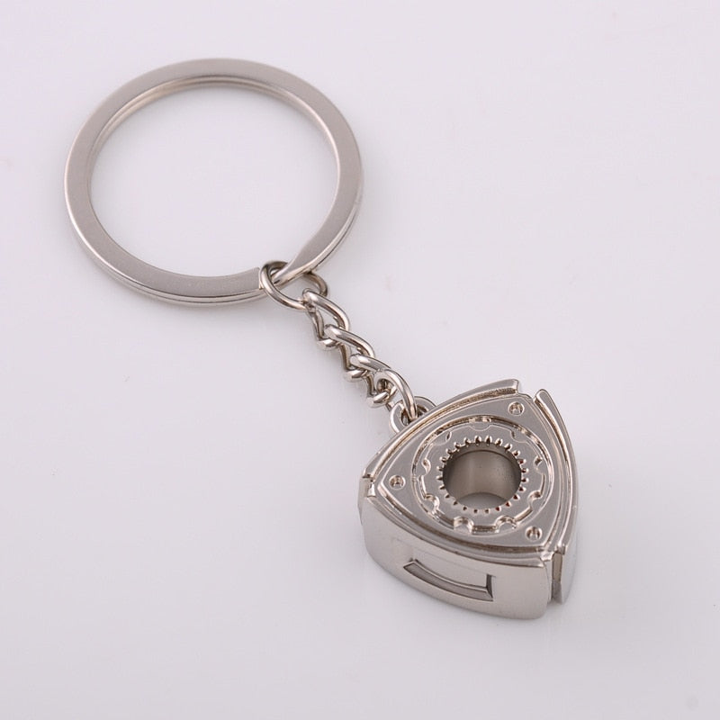 Creative gift car metal keychain turbo gear hub pendant brake disc shock absorber Pendant freeshipping - ZeeK01