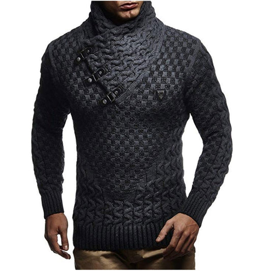 ZOGAA Men Sweaters 2019 Brand New Warm Pullover Sweaters Man Casual Knitwear Winter Men Black Sweatwer XXXL Computer Knitted freeshipping - ZeeK01