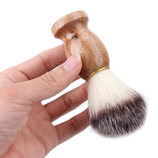 Men Shaving Brush Badger Hair Shave Wooden Handle Facial Beard Cleaning Appliance High Quality Pro Salon Tool Safety Razor Brush freeshipping - ZeeK01