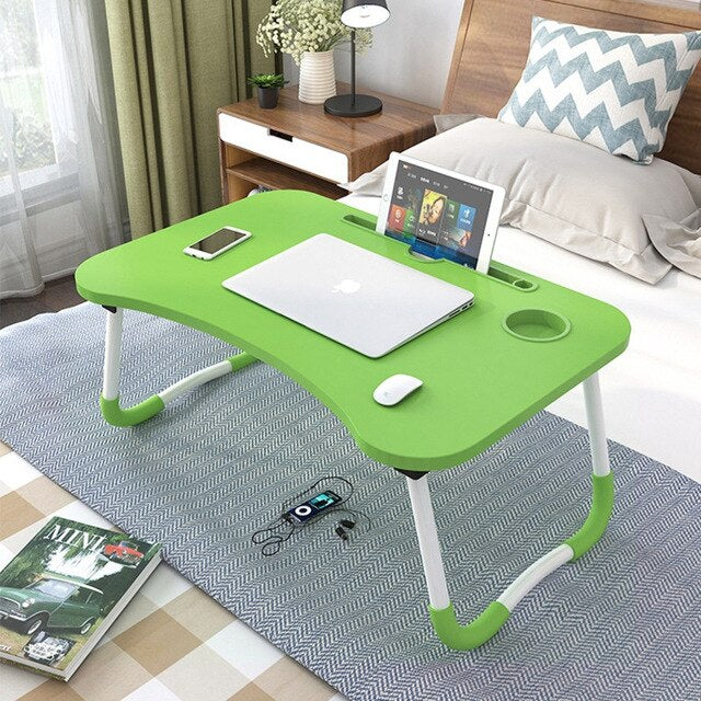 Hot sale wooden foldable computer folding laptop desk table for beds and sofa freeshipping - ZeeK01